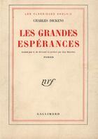 Couverture du livre « Les grandes espérances » de Charles Dickens aux éditions Gallimard