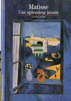 Couverture du livre « Matisse, 