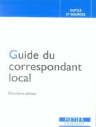 Couverture du livre « Guide du correspondant local (2e édition) » de  aux éditions Edisens