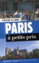 Couverture du livre « Paris à petits prix (2e édition) » de Sophie Senart aux éditions En Voyage
