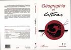 Couverture du livre « Géographie et cultures n°11 » de Fournet Guerin Catherine aux éditions L'harmattan