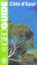 Couverture du livre « GEOguide ; côte d'azur (édition 2006-2007 » de Grandferry/Guitton aux éditions Gallimard-loisirs