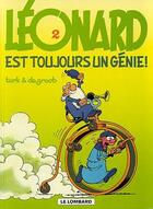 Couverture du livre « Léonard T.2 ; Léonard est toujours un génie » de Bob De Groot et Turk aux éditions Lombard