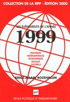 Couverture du livre « Les évènements de l'année 1999 » de Rozenblum Serge-Alai aux éditions Puf