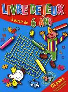 Couverture du livre « Livre de jeux ; à partir de 6 ans » de  aux éditions Yoyo Books