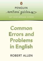 Couverture du livre « COMMON ERRORS IN ENGLISH » de Robert Allen aux éditions Penguin Books Uk