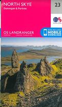 Couverture du livre « North skye dunvegan 1/50 000 » de  aux éditions Ordnance Survey