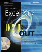 Couverture du livre « Microsoft Office Excel 2007 Inside Out » de John Pierce aux éditions Microsoft Press