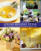 Couverture du livre « Jewish Holiday Style » de Brownstein Rita Milos aux éditions Simon & Schuster