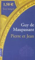 Couverture du livre « Pierre Et Jean » de Guy de Maupassant aux éditions Pocket