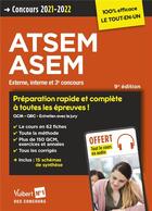 Couverture du livre « Concours ATSEM et ASEM - catégorie C - préparation rapide et complète à toutes les épreuves (édition 2021/2022) » de Elodie Laplace aux éditions Vuibert
