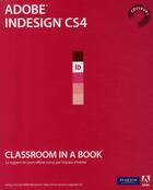 Couverture du livre « Adobe indesign CS4 » de Durand-Desgranges P. aux éditions Pearson