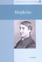 Couverture du livre « Hopkins » de Issen Huth Jp aux éditions Fides