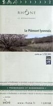 Couverture du livre « Le piemont lyonnais n 2 » de  aux éditions Rhone