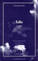 Couverture du livre « Kafka » de Franzobel aux éditions Solitaires Intempestifs