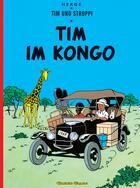 Couverture du livre « Tim und Struppi t.2 ; Tim in Congo » de Herge aux éditions Casterman