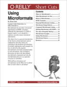 Couverture du livre « Using Microformats » de Brian Suda aux éditions O'reilly Media