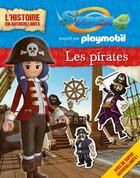 Couverture du livre « Playmobil Super 4 ; l'histoire en autocollants ; les pirates » de  aux éditions Hachette Jeunesse