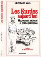 Couverture du livre « Kurdes aujourd'hui » de More aux éditions Editions L'harmattan