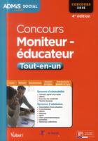 Couverture du livre « Concours moniteur-éducateur ; concours 2015 (4e édition) » de Michel Billet et Eric Furstos aux éditions Vuibert