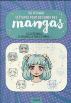 Couverture du livre « 10 étapes pour dessiner des mangas » de Chie Kutsuwada aux éditions Vigot
