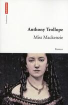 Couverture du livre « Miss mackenzie - illustrations, couleur » de Anthony Trollope aux éditions Autrement