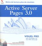 Couverture du livre « Visuel Pro Active Server Pages 3.0 » de Maran Graphics aux éditions First Interactive