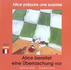 Couverture du livre « Alice prepare une surprise (francais-allemand) » de Katherine Arede aux éditions Zoom