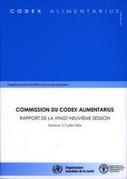 Couverture du livre « Commission du codex alimentarius. rapport de la 29. session, geneve, 3-7 juillet 2006. programme mix » de  aux éditions Fao