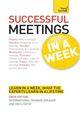 Couverture du livre « Successful Meetings in a Week: Teach Yourself » de Cotton David aux éditions Hodder Education Digital