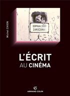 Couverture du livre « L'écrit au cinéma » de Michel Chion aux éditions Armand Colin