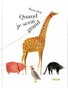 Couverture du livre « Quand je serai grand. » de Dek Maria aux éditions Helium