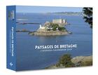 Couverture du livre « L'agenda-calendrier paysages de Bretagne (édition 2019) » de  aux éditions Hugo Image