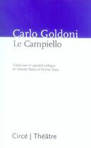 Couverture du livre « Le campiello » de Carlo Goldoni aux éditions Circe