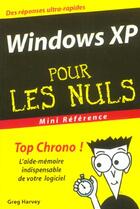 Couverture du livre « Windows Xp Pour Les Nuls » de Greg Harvey aux éditions First Interactive