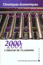 Couverture du livre « Chroniques economiques 2000 » de Cercle Econonis aux éditions Descartes & Cie
