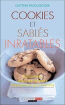 Couverture du livre « Cookies et sablés inratables » de Quitterie Pasquesoone aux éditions Quotidien Malin