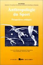 Couverture du livre « Anthropologie du sport » de Jacques Ardoino aux éditions Champ Social