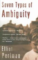 Couverture du livre « Seven Types of Ambiguity » de Elliot Perlman aux éditions Faber Et Faber