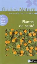 Couverture du livre « Plantes de sante » de Marlies Gerner aux éditions Nathan