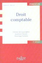 Couverture du livre « Droit comptable. 3e ed. (3e édition) » de Lauzainghein/Navarro aux éditions Dalloz