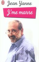 Couverture du livre « J'me marre » de Jean Yanne aux éditions J'ai Lu