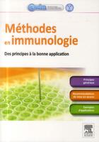 Couverture du livre « Méthodes en immunologie » de  aux éditions Elsevier-masson