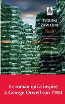 Couverture du livre « Nous » de Evgueni Zamiatine aux éditions Actes Sud