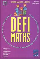 Couverture du livre « Défimaths : CE1 » de Christian Redouté et Pierre Colin aux éditions Retz