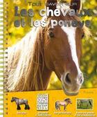 Couverture du livre « Tout savoir sur les chevaux et les poneys » de  aux éditions Piccolia