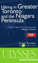 Couverture du livre « Hiking Greater Toronto & Niagara Peninsula » de Tracey Arial aux éditions Ulysse