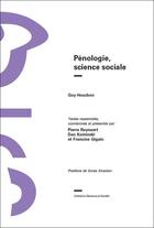 Couverture du livre « Pénologie, science sociale » de Guy Houchon aux éditions Medecine Et Hygiene