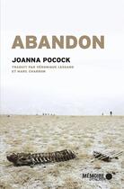 Couverture du livre « Abandon » de Joanna Pocock aux éditions Memoire D'encrier