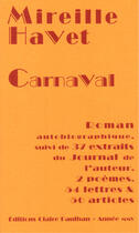 Couverture du livre « Carnaval » de Mireille Havet aux éditions Claire Paulhan